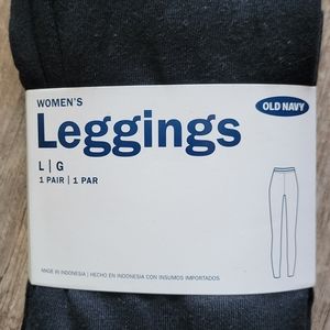 Old Navy, black, size Large women's leggings. With tags, never worn.